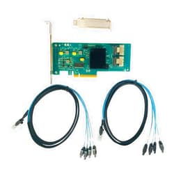 LANPAN LSI 9201-8i RAID Controller Card 6G HBA FW P20 9211-8i IT Mode ZFS FreeNAS unRAID SAS PCI E Expander Card + 2*SFF-8087 SATA