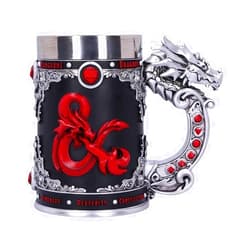 Nemesis Now Dungeons & Dragons Fantasy Role Play Die D20 Tankard, 1 Count (Pack of 1), Black