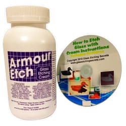 Armour Etch Glass Etching Cream, 22-Ounce: Includes Free How to CD & Patterns