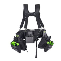 AWP Tool Belt Tool Rig, Durable Premium Utility Belt Organizer for Men & Women, Utility Work, Electrician, Mechanic