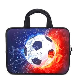HAPLIVES 14 15 15.4 15.6 inch Laptop Handle Bag Computer Protect Case Pouch Holder Notebook Sleeve Neoprene Cover Soft Carrying Travel Case for Dell Lenovo Toshiba HP Chromebook ASUS Acer(Cool Soccer)