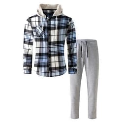 Generic Men's Casual Active Tracksuits Full Zip Sports Jogging Suits Sets Athletic Running 2 Piece Sweatsuits with Zip Pockets