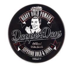 Dapper Dan Heavy Hold Pomade By Dapper Dan, Superior Hold, Petrolatum Free, No Build Up, Liquorice & Vanilla Fragrance 100ml