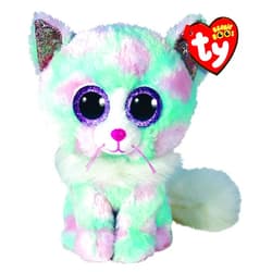 Ty Format: Toy TY 2008069 Beanie Boos 15 Cm-T36376 Opal Plush Toy, Green/Pink, 15 cm