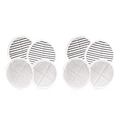 Bissell 2124 Spinwave Mop Pad Kit Replacement Pads, White (Pack of 2)