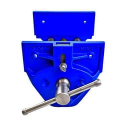 Yost Tools Yost Vises M7WW Rapid Action Woodworking Vise | Quick Release Lever for Quick Adjustments | 7 Inch Jaw Width | Made with Heavy-Duty Cast Iron | Blue