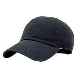 Utmost Unisex Classic Low Profile Cotton Baseball Cap Plain Blank Camoflauge Soft Unconstructed Adjustable Size Dad Hat (Black)