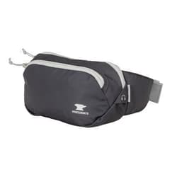 Mountainsmith Vibe Lumbar Waist Fanny Hip Pack, Running, Hiking, Travel, Dog-Walking, Outdoor Activities with 2 Zippered Pockets, Heritage Black