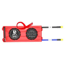 DALY BMS 4S 12V 100A LiFePO4 Battery Protection Module PCB Protection Board with Balance Leads Wires BMS for 18650 Battery Pack 12V with Cooling Fan