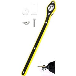 Dromco Car Jack Wrench, 360° Swivel Labor-Saving Car Jack Ratchet Wrench with Long Handle, Scissor Jack Lift Speed Handle Tool for Travel, Van, SUV and Other Vehicles