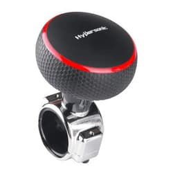 Hypersonic Large Steering Wheel Knob Spinners, Vehicle Steering Wheel Spinners Ball Durable Suicide Knob for Car, SUV, Trucks, Tractors, Boat etc (Red)