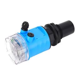 Fockety Ultrasonic Water Level Sensor, Digital Water Liquid Depth Level Meter with LED Display & 4‑20mA Analog Output, Ultrasonic Level Sensor, Water Level Sensor Transmitter (0-5M)