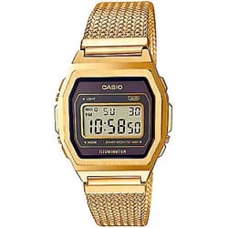 Casio Men's Automatic Watch with Stainless Steel Strap, Gold, 2.5 (Model: A1000MGA-5EF)