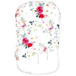 TANOFAR Baby Loungers Cover, Floral Newborn Lounger Cover, Baby Nest Cover for Girls, Removable Slipcover for Infant Padded Lounger, Snugly Fit(Lounger not Included)