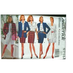 Butterick Today's Wardrobe Pattern 6710 Misses Jacket, Skirt, Shorts with Variations Size 6-10 Advanced Level