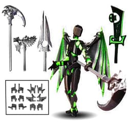Gelami (Assembly Completed Latest 3D Printed Action Figure, Multi Jointed Action Figures, 13 figure,Desktop Decorations Game Gifts for Home Office Desktop Decor Toys Gift