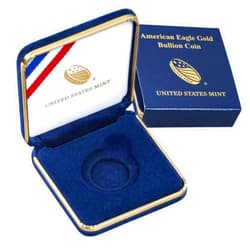 AramediA Official Original U.S. Mint 1 OZ Gold American Eagle Gold Bullion Coin Presentation Gift or Storage Box - Coin Not Included - Set of 6