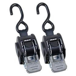 BoatBuckle Mini G3 Retractable Transom Tie-Down, 1400 lbs Break Strength, 1 x 72-Inch, 2-Pack