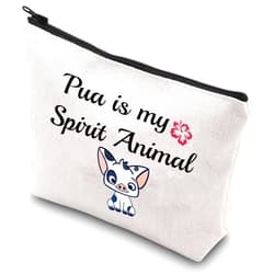 G2TUP Pua Pig Makeup Bag Animal Pig Piggy Lover Gift Pua is my Spirit Animal Pet Pig Cosmetic Bag (Pua Pig Makeup Bag)