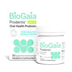 BioGaia Prodentis | Dental Probiotic Lozenges | Promotes Healthy Gums & Teeth | Defends Against Dental Problems | Replenishes Oral Microbiome | Improves Oral Health | Apple Flavor | 30 Day Supply