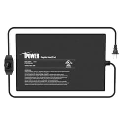 iPower 8 by 12-Inch 16 Watts Reptile Heating Mat with Temperature Controller Under Tank Warmer Terrarium Heat Pad for Reptiles and Amphibians, Black