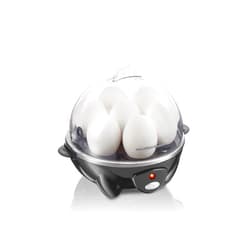 Hamilton Beach 3-in-1 Electric Egg Cooker for Hard Boiled Eggs, Poacher Eggs, Omelet Maker & Vegetable Steamer, Holds 7, Black (25507)