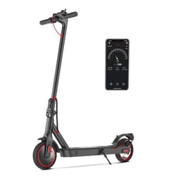 iScooter Electric Scooter, 25/22/18 Miles Range, 25/19/15.6 MPH Top Speed, 800W/500W/350W Foldable Commuting Electric Scooter with Double Braking Systems and APP for Adults and Teens