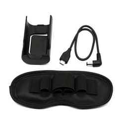 ZEZEFUFU Power Charging Cable Replacement for DJI FPV Combo Goggles V2, with Battery Case and Storage Pad