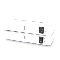 DYNASTY PROAUDIO WSA-5RP Wireless Surround Sound Rear Speakers Kit with 2 x 50W Amplifier Built-in, 5.2G / 5.8GHz Dual Band Selectable, Total 106 RF Channel Auto Switching