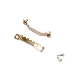 EesTeck 50 Pack Small Sawtooth Picture Hangers Steel Picture Hangers Picture Frames Hangers with Screws Picture Hang Solutions, for Hanging Clock Paintings Artwork Picture Frame Hook Photos (Silver)