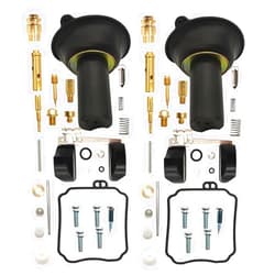 AXSCROAW 2-Pack Carb Rebuild Kits Carburetor Repair Kit Float Plunger Diaphragm Replacement for Yamaha XVS650 V Star 650 1998-2016