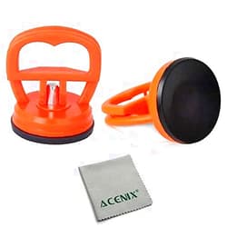 ACENIX® 2 Pcs suction cups, Heavy Duty dent removal kit. MINI Suction Cup for Screen,fridge, tile Sucker lifters car dent remover Puller
