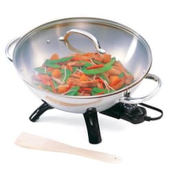 Presto 5900 1500-Watt Stainless-Steel Electric Wok