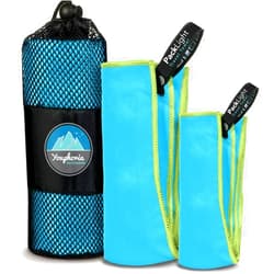 Youphoria Outdoors Traveling Fast Drying Lightweight Camping Towels - 3 Pack