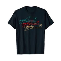 Segelflug Bekleidung Für Erwachsene Und Kinder Retro Vintage Glider Pilot Glider T-Shirt