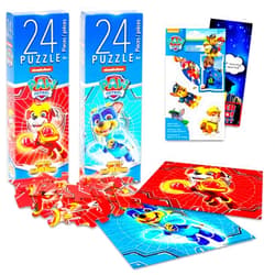 Nick Shop Paw Patrol Puzzle Set Paw Patrol Party Favors - 2 Pack Paw Patrol Jigsaw Puzzle 48 Pc with Paw Patrol Stickers and More (Paw Patrol Party Supplies Bundle)