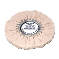 Zephyr Products AWW 58-8 HR White Airway Untreated Buffing Wheel