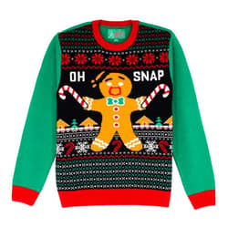 The Ugly Sweater Co. Ugly Christmas Sweater for Holiday Fun Tacky Unisex Design, Perfect Snug Fit Breathable Crewneck