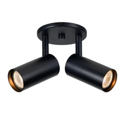 Dainolite Stanly 2 Light Spotlight - Matte Black