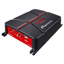 Pioneer GM-A3702 2-Channel Bridgeable Amplifier ,Black/red