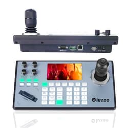 iuZee PTZ Camera Controller 4D Joystick PoE IP PTZ Keyboard with Controller 5
