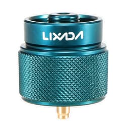 LIXADA Camping Stove Adapter 1L Outdoor Propane Small Tank Input EN417 Lindal Valve Output