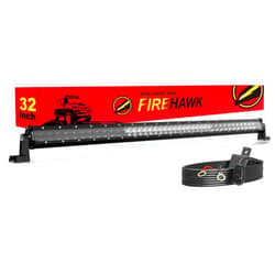 Firehawk LED Light Bar 32 Inch 80,000LM, 2024 New Japanese L-A-B Chips, Spot Flood Combo Beam, Driving Off Road Fog Work for Truck Pickup ATV UTV SUV Cart IP68 Waterproof with 12V Wiring Harness kit