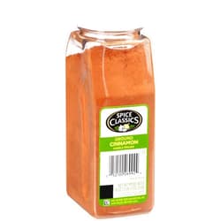 Spice Classics Ground Cinnamon, 18 oz - One 18 Ounce Container of Ground Cinnamon Powder, Perfect in Desserts, Hot Tea, Cider, Meat Rubs, and More