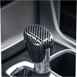 XBAOPEG Fits for Honda Civic Accessories 2019-2025 Car Gear Shift Cover, Gear Shift Knob for Honda Accord Accessories 2018-2025 Car Interior Decoration (Carbon Fiber Pattern)