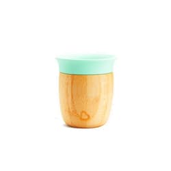 Munchkin® Bambou™ 5oz Open Training Cup for Babies and Toddlers, Non-Toxic Bamboo and Food-Grade Silicone