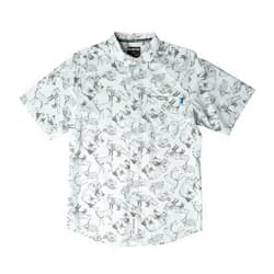 KAVU Festaruski Short Sleeve Print Button Down Shirt