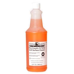 Stera Sheen - Grill Cleaner - Food Safe, Non-Caustic Formula - Restaurant & Cafe Quality Cleaner for Flat Top Grills and Griddles - Eliminate Tough Encrusted Grease - 32 fl oz Bottle (1 count)