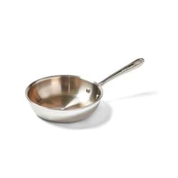 T-fal Pro Tri-Ply Stainless Steel Fry Pan 8 Inch, Induction Compatible, Oven Safe 500F, Fast & Even Heat, Professional Quality & Durability, Frying Pan, Skillet, Cookware, Dishwasher Safe, Silver