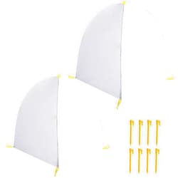 DECOHS 2 Pcs 22 x 22 x 23 Inch Winter Shrub Cover -Winter Snow & Frost Covers with Stakes -Warm Plant Protection Tent Protecting Fruit Tree Potted Plants from Freezing Animals Eating